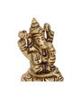 Ganesh Gold & Yellow Brass Idol