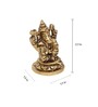 Ganesh Gold & Yellow Brass Idol