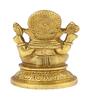 Ganesh Gold Brass Idol