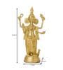 Ganesh Gold Brass Showpiece