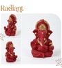 Maroon Ganesh Ji Murti Polyresin Idol