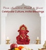 Maroon Ganesh Ji Murti Polyresin Idol