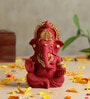 Maroon Ganesh Ji Murti Polyresin Idol