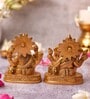 Ganesh Laxmi With Sun Brass Religious Idol
