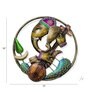 Multicolor Ganesha Metal Wall Hanging Ring