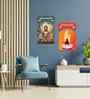 Set of 2  Buddha Wooden Wall Hanging
