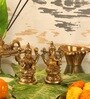 Ganesha & Lakshmi Ji Brass Religious Idol
