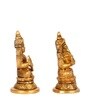 Ganesha & Lakshmi Ji Brass Religious Idol