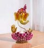 Ganesha Gold Metal Table Tea Light Holder