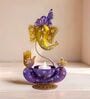 Ganesha Gold Metal Table Tea Light Holder