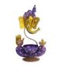 Ganesha Gold Metal Table Tea Light Holder