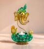Ganesha Gold Metal Table Tea Light Holder