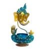 Ganesha Gold Metal Table Tea Light Holder
