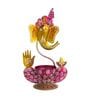 Ganesha Gold Metal Table Tea Light Holder