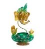 Ganesha Gold Metal Table Tea Light Holder
