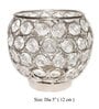Brass & Crystal T- Light Holder