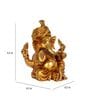 Ganesha Lakshmi Saraswati Brass Religious Idol