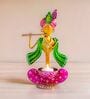 Ganesha Magenta Metal Table Tealight Candle Holders