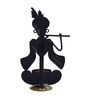 Ganesha Magenta Metal Table Tealight Candle Holders