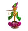 Ganesha Magenta Metal Table Tealight Candle Holders