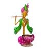 Ganesha Magenta Metal Table Tealight Candle Holders