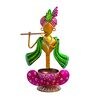 Ganesha Magenta Metal Table Tealight Candle Holders