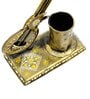 Ganesha Gold Metal Pen Stand