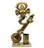 Ganesha Gold Metal Pen Stand