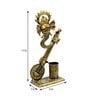 Ganesha Gold Metal Pen Stand