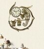 Ganesha Multicolour Iron Wall Clock