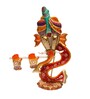Ganesha Multicolour Metal Idol