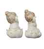 Ganesha on Lotus Idols-Set of 2