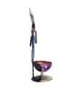 Ganesha Purple Metal  Table Tea Light Holder
