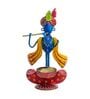 Ganesha Red Metal Table Tea Light Holder
