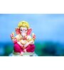 Lord Ganesha's Pink Wood Framed Spiritual Art Panel Set of 4