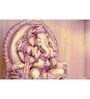 Lord Ganesha's Gold Wood Framed Spiritual Art Panel Set of 4