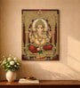 Ganesha Tanjore Stretched Canvas Painting
