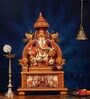 Ganesha Traditional Stone Multicolour Religious Idol