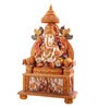 Ganesha Traditional Stone Multicolour Religious Idol