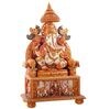 Ganesha Traditional Stone Multicolour Religious Idol