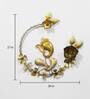 Iron Golden Lord Ganesha Wall Art With LED