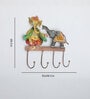 Ganesha With Elephant  Multicolour Iron  Key Holder