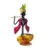 Ganesha Yellow Metal Table Tealight Holder