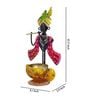 Ganesha Yellow Metal Table Tealight Holder