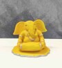Ganesha Yellow Polyresin Ganesha Idol