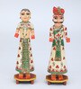 Gangor
Handpainted ( Set Of 2) Multicolour Wood Showpiece