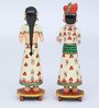 Gangor
Handpainted ( Set Of 2) Multicolour Wood Showpiece