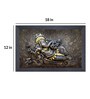 Ganpati Framed Multicolour Synthetic Art Prints