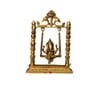 Ganpati Sitting On Jhula Brass Religious Idol