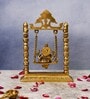 Ganpati Sitting On Jhula Brass Religious Idol